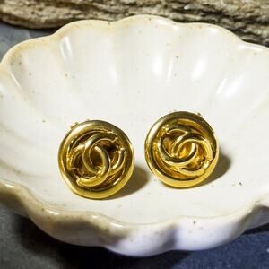 Vintage Chanel Karl Lagerfeld Era Earrings